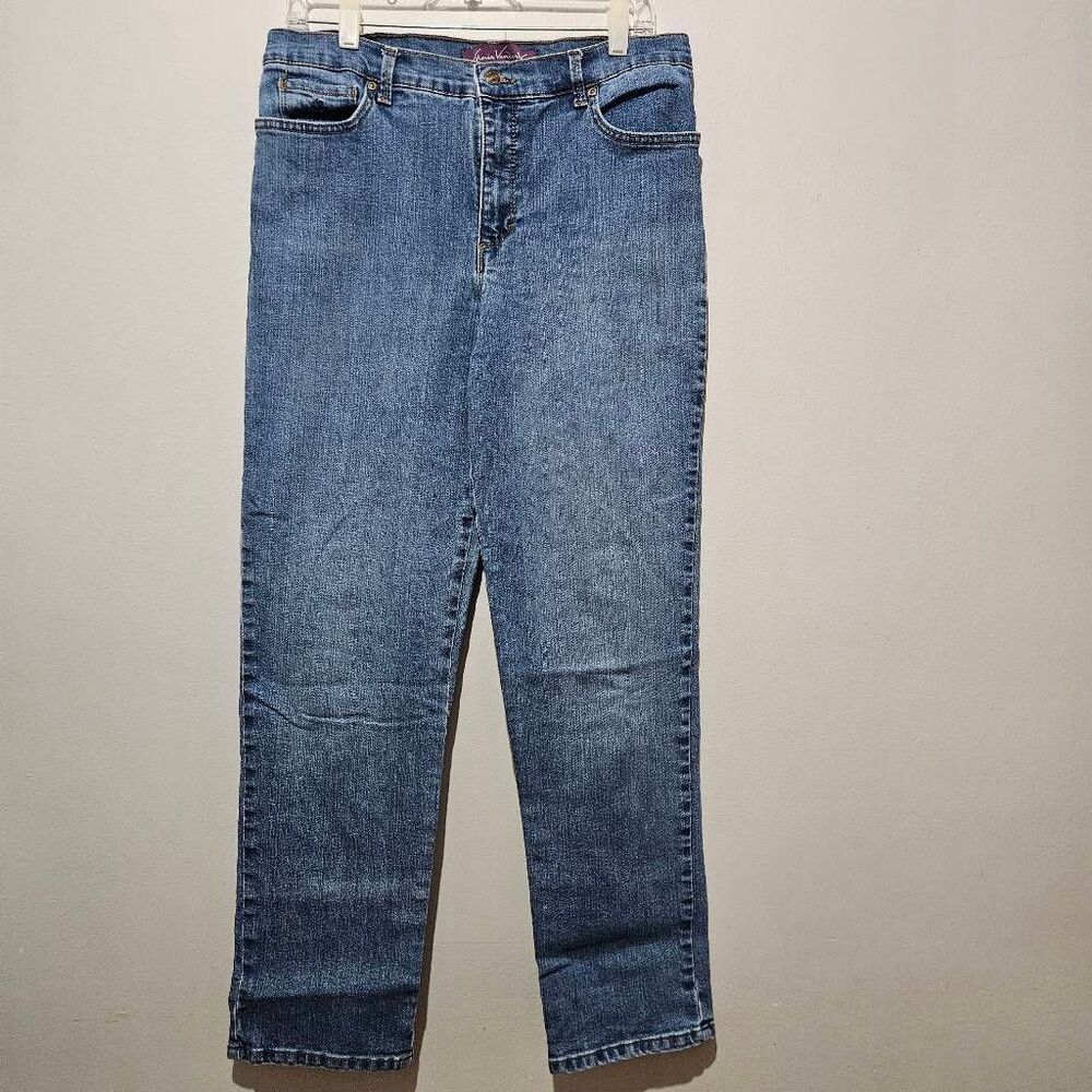 Gloria Vanderbilt Amanda Jeans Womens Size 12 - Skinny Leg High Rise Medium Wash